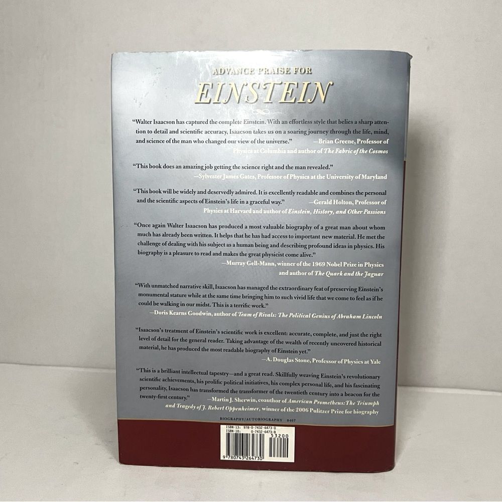 Einstein His Life and Universe Book Hardcover Physicist Biography Non-Fiction - Picture 2 of 8